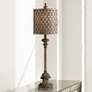 Regency Hill Vichelis 34" Beige Candlestick Buffet Lamps Set of 2
