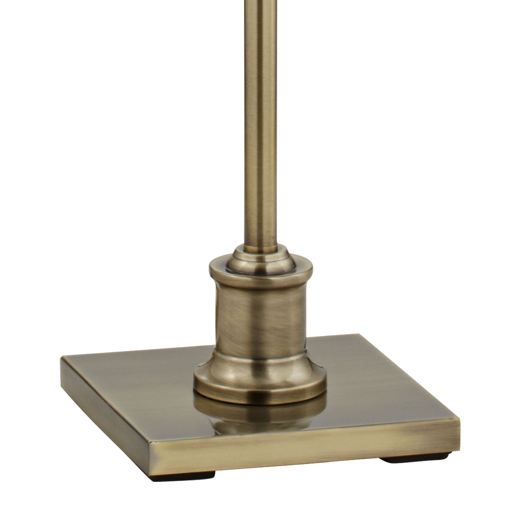 Image 4 Regency Hill Westbury Burlap and Brass Adjustable Swing Arm Floor Lamp more views