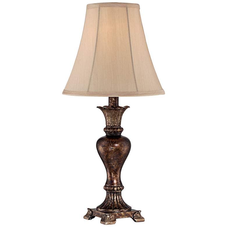 Image 2 Regency Hill Xavier 21 inch Bronze Urn Footed Base Traditional Table Lamp