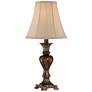 Regency Hill Xavier 21" Bronze Urn Footed Base Traditional Table Lamp