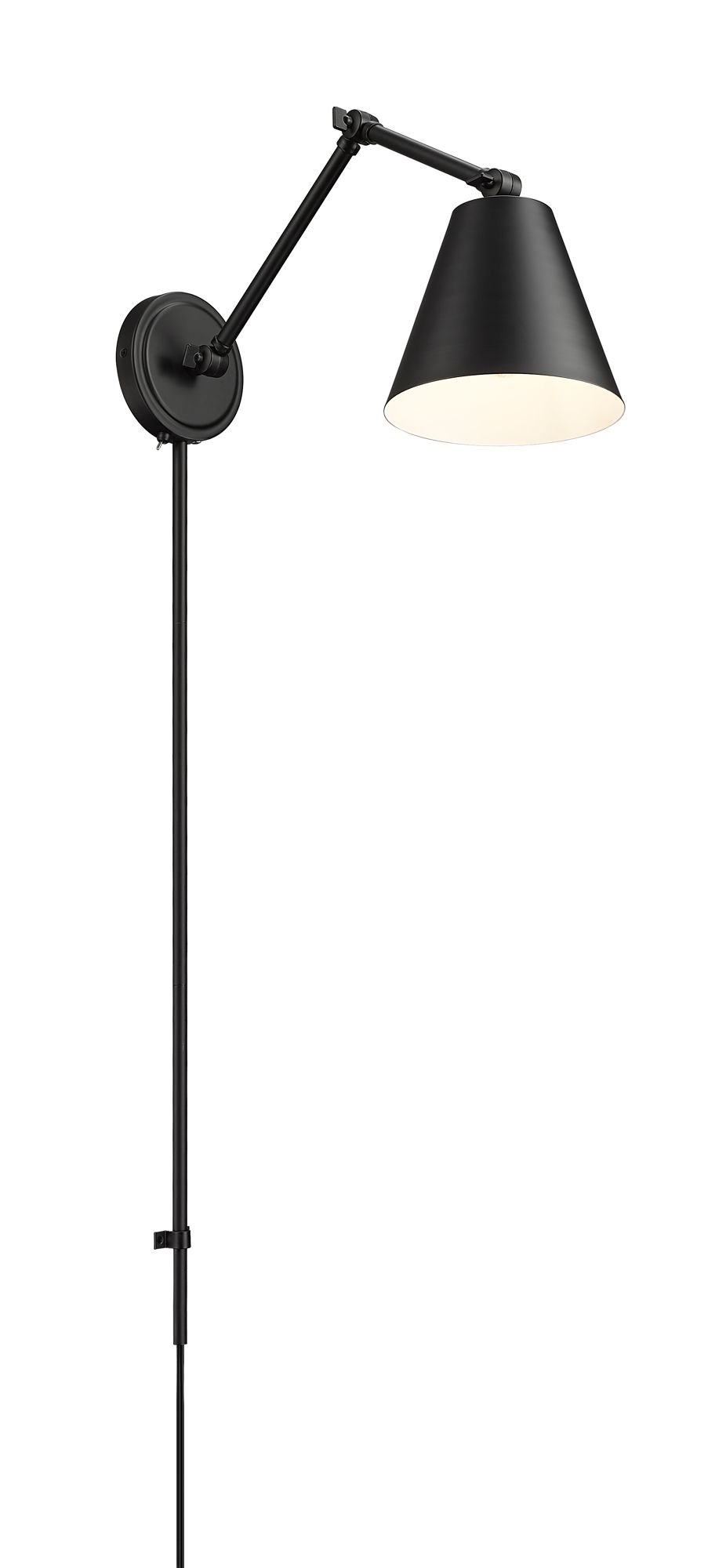 Image 6 Regent by Z-Lite Matte Black 1 Light Wall Sconce more views
