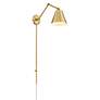 6_Regent Modern Gold Adjustable Swing Arm Wall Lamp more views
