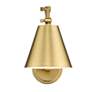 7_Regent Modern Gold Adjustable Swing Arm Wall Lamp more views