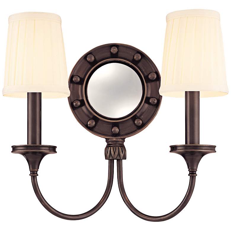 Image 1 Regent Old Bronze 2-Light 12 1/4" High Wall Sconce