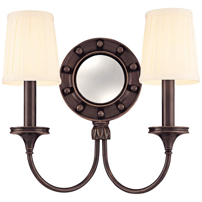 Image 1 Regent Old Bronze 2-Light 12 1/4 inch High Wall Sconce