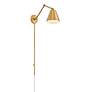 Thumbnail4 of Regent Rubbed Brass Swing Arm Wall Lamp more views