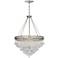 Regina 28"W Crystal Chandelier with LED Canopy