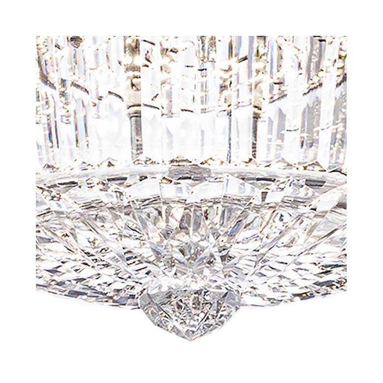 Image 3 Regina 8 1/4" Wide Polished Nickel Crystal LED Ceiling Light more views