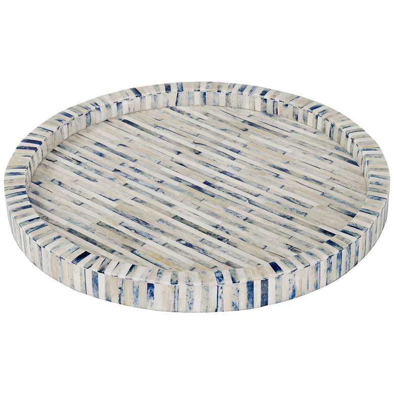 Image 1 Regina Andrew 16 inch Wide Indigo Strip Display or Serving Tray