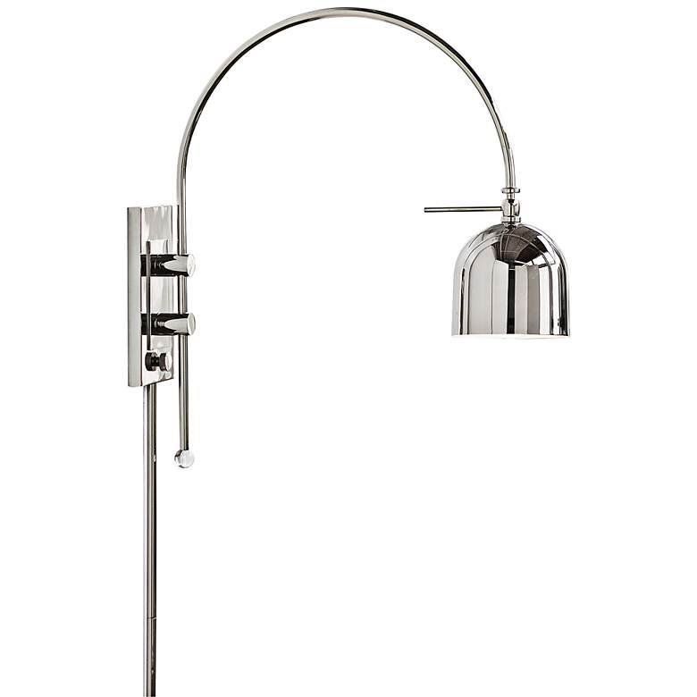 Image 1 Regina Andrew 21" Modern Silver Arc Plug-In Wall Sconce