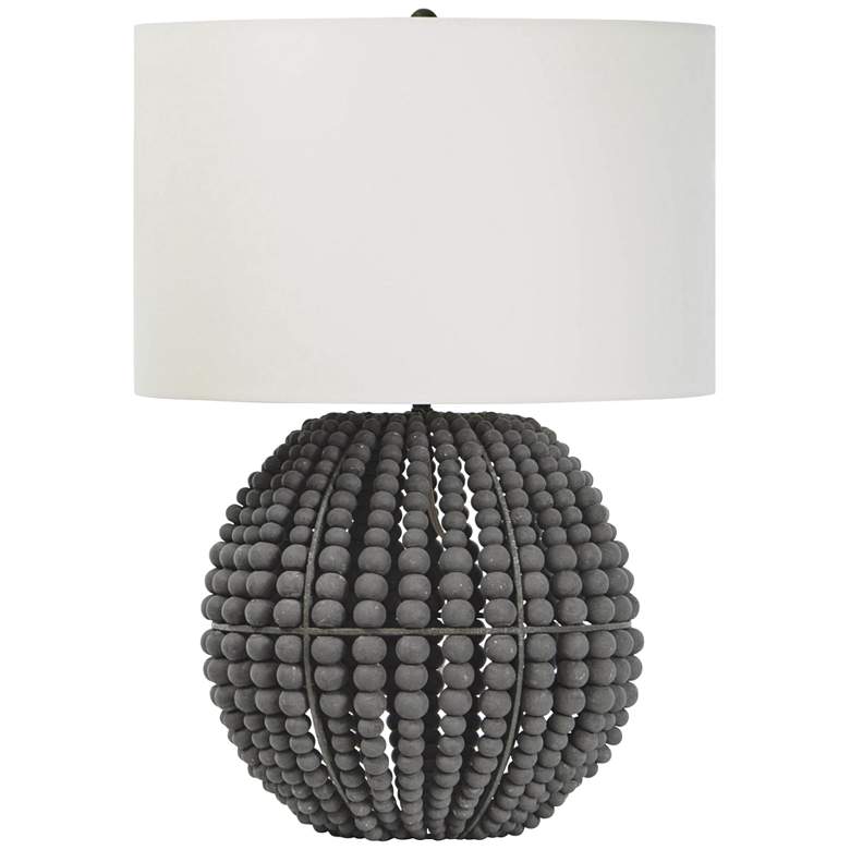 Image 1 Regina Andrew 27 1/2" High Tropez Gray Beads Wood Table Lamp