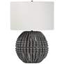 1_Regina Andrew 27 1/2" High Tropez Gray Beads Wood Table Lamp