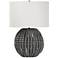Regina Andrew 27 1/2" High Tropez Gray Beads Wood Table Lamp