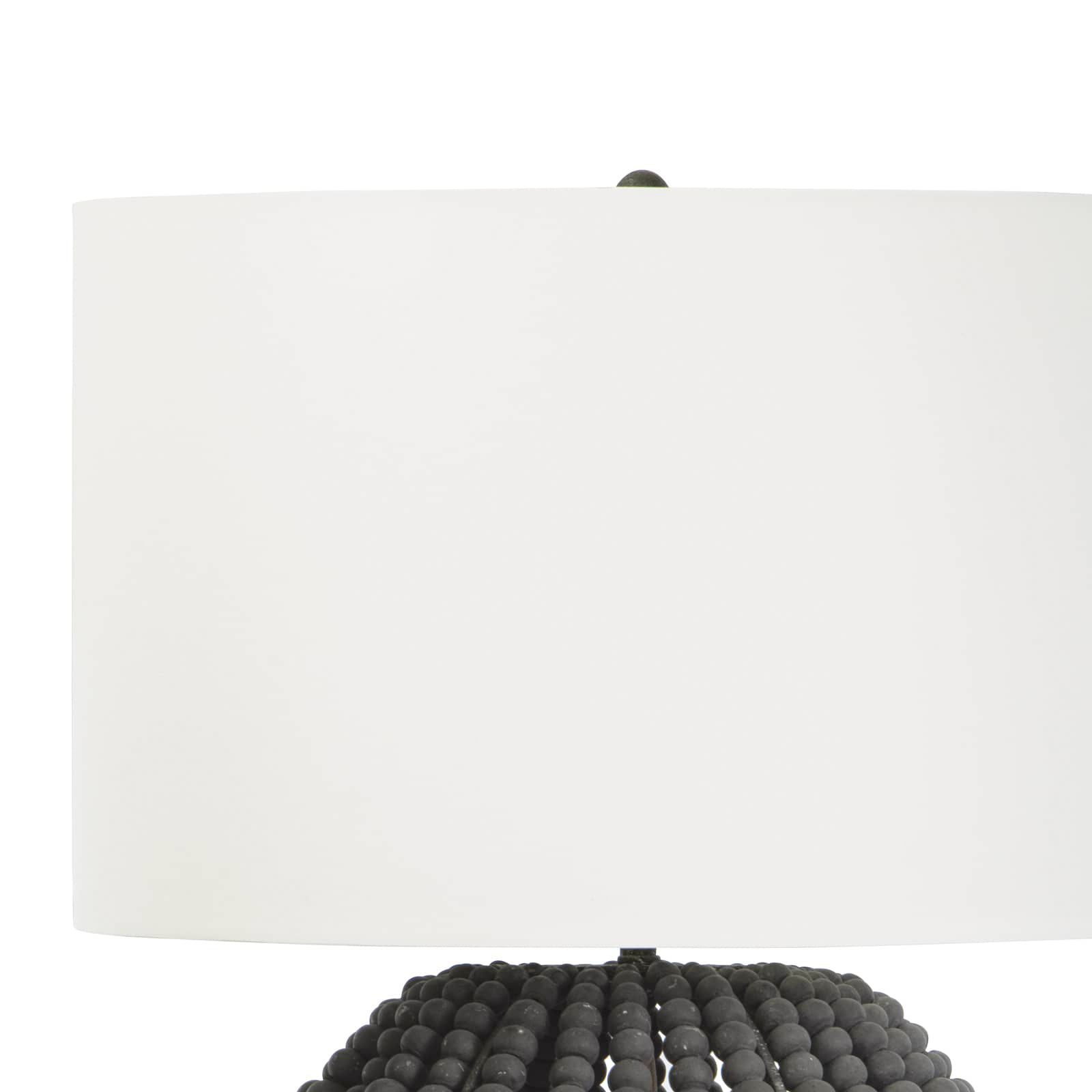 Image 4 Regina Andrew 27 1/2" High Tropez Gray Beads Wood Table Lamp more views