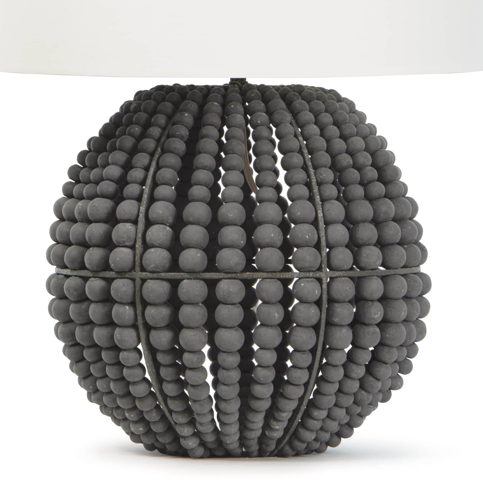 Image 5 Regina Andrew 27 1/2" High Tropez Gray Beads Wood Table Lamp more views