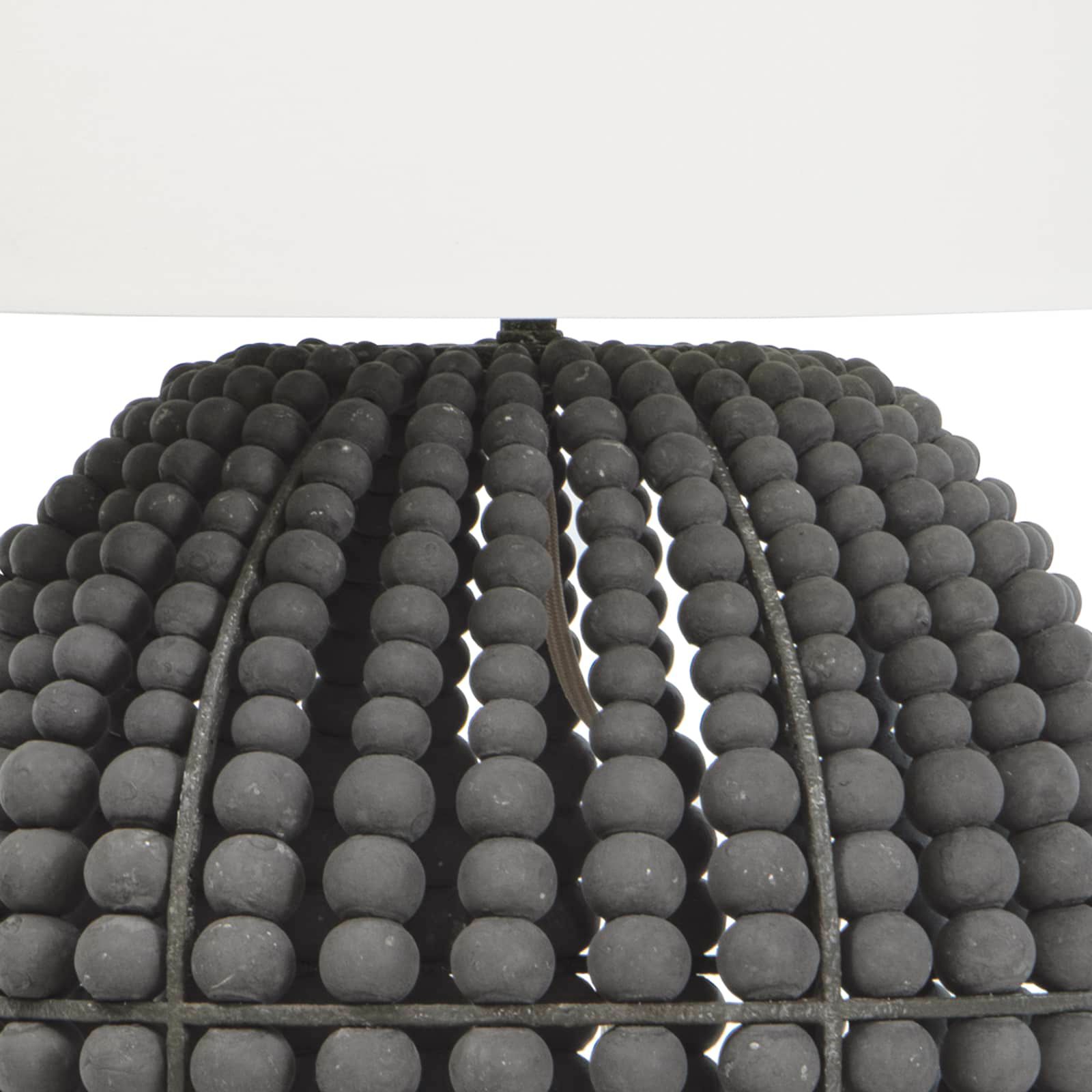 Image 6 Regina Andrew 27 1/2" High Tropez Gray Beads Wood Table Lamp more views