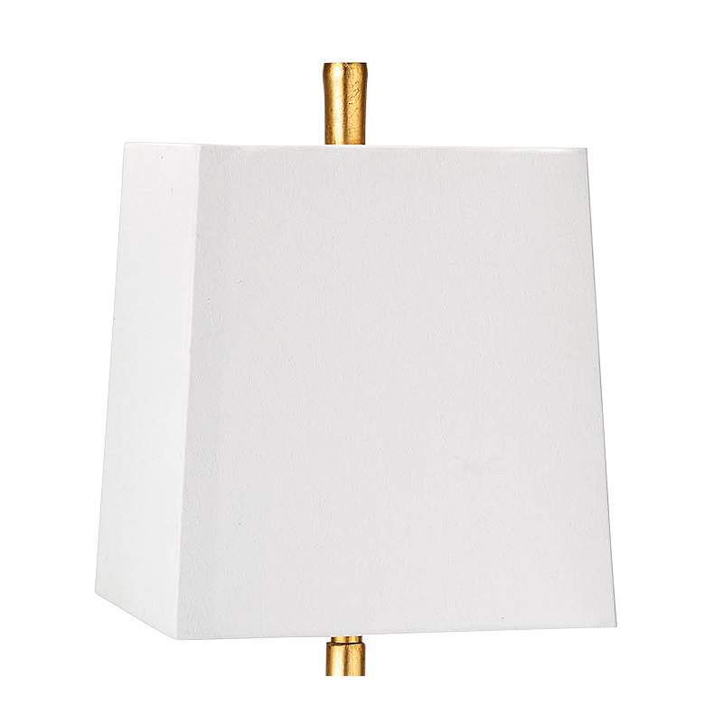 Image 4 Regina Andrew 29 1/2" Sarina Gold Leaf Buffet Table Lamp more views