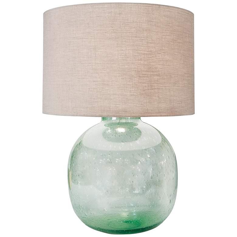 Image 2 Regina Andrew 30 inch Recycled Seeded Green Glass Vessel Table Lamp