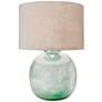 Regina Andrew 30" Recycled Seeded Green Glass Vessel Table Lamp