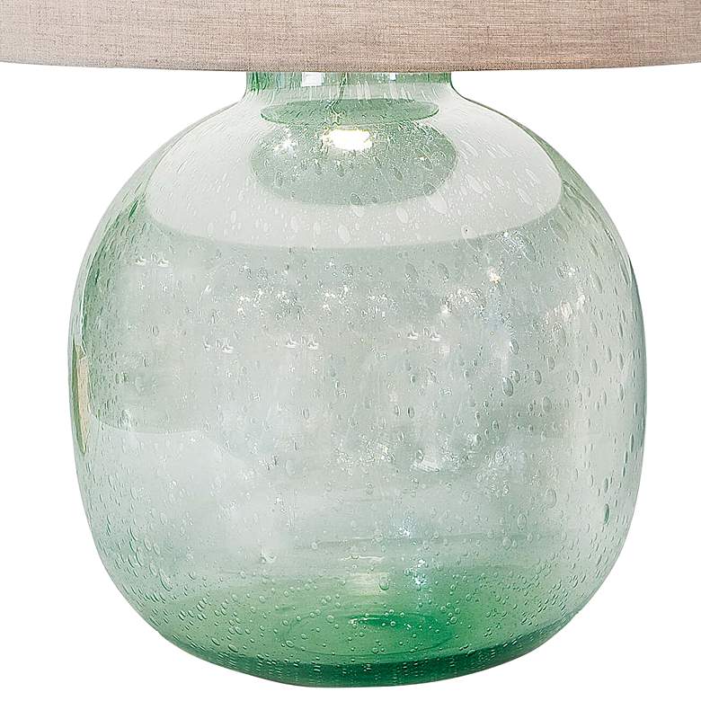 Image 4 Regina Andrew 30 inch Recycled Seeded Green Glass Vessel Table Lamp more views