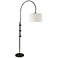 Regina Andrew 84" High Oil-Rubbed Bronze Arc Floor Lamp