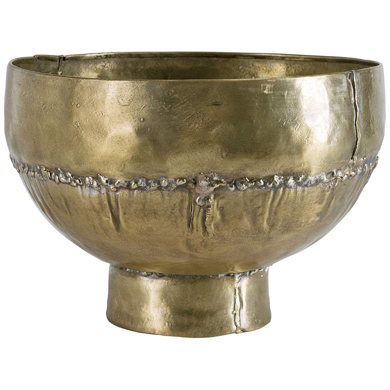 Image 1 Regina Andrew 9 1/2" Wide Bedouin Natural Brass Bowl