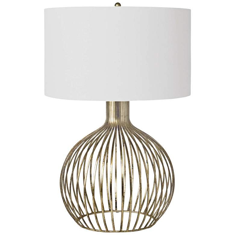 Image 1 Regina Andrew Abby Gold Leaf Metal Table Lamp