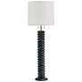 1_Regina Andrew Accordion 63 1/2" Modern Ebony Wood Floor Lamp