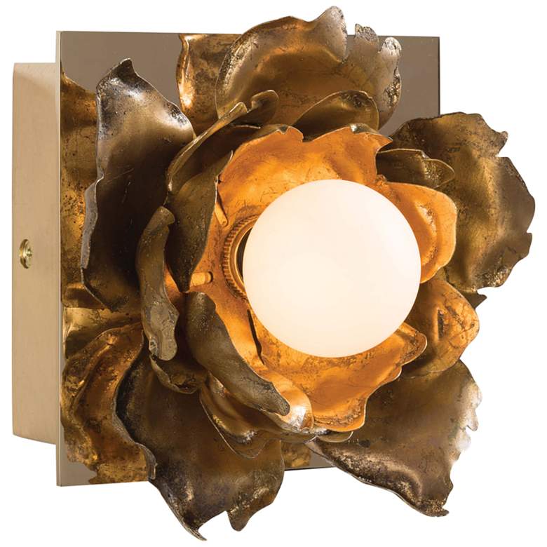 Regina Andrew Adeline 6&quot; Wide Gold Wall Sconce