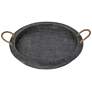 1_Regina Andrew Aegean Serving Tray (Grey) 2.5 Height