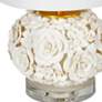 2_Regina Andrew Alice 20" High White Flower Ceramic Accent Table Lamp more views