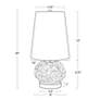4_Regina Andrew Alice 20" High White Flower Ceramic Accent Table Lamp more views