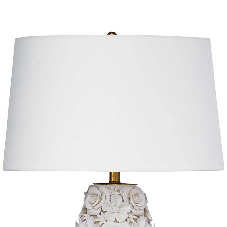 Image 4 Regina Andrew Alice 26" Modern Porcelain Flower Table Lamp more views