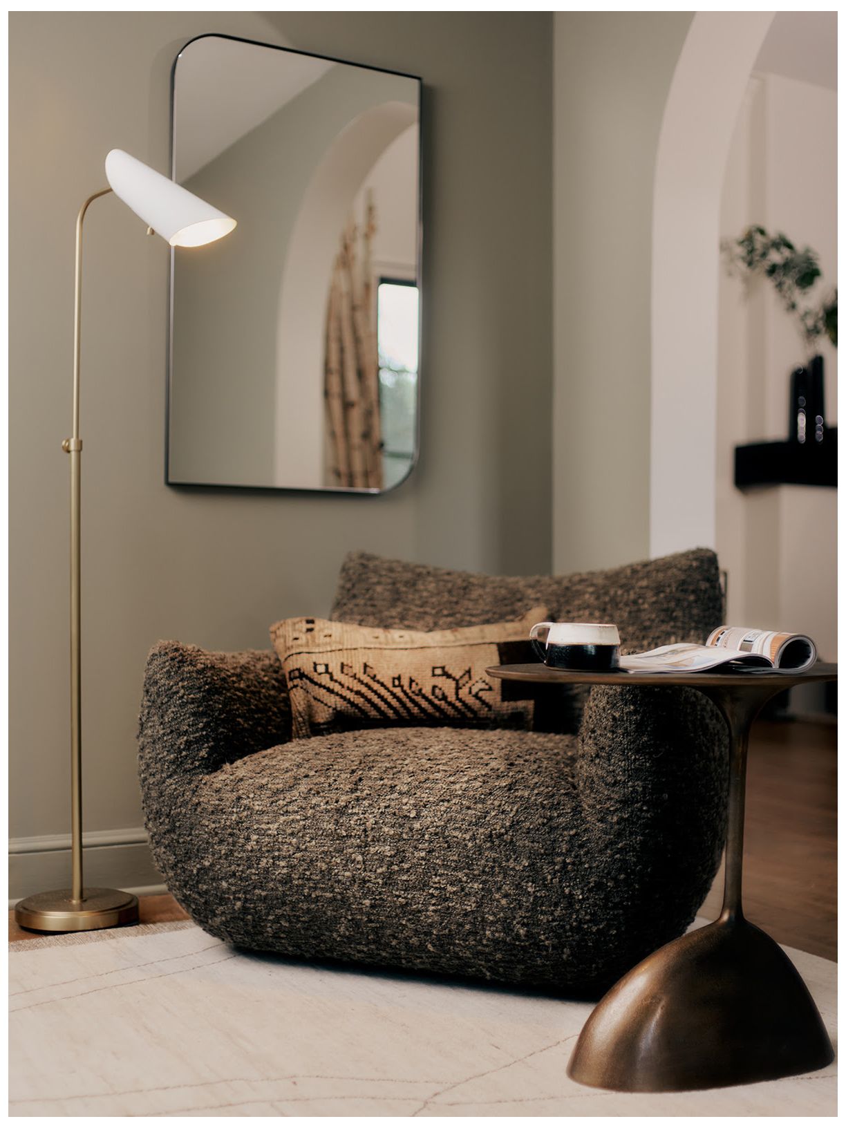 Image 3 Regina Andrew Amara Mirror (Steel) more views