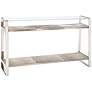 Regina Andrew Andres Hair on Hide Console Large (Nickel) 30.75 Height