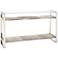 Regina Andrew Andres Hair on Hide Console Large (Nickel) 30.75 Height