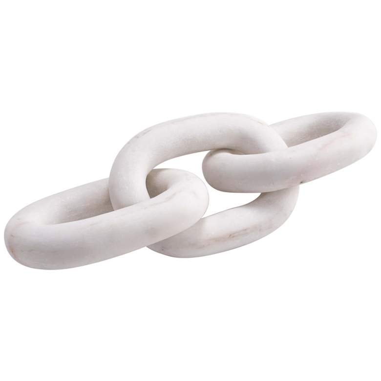 Image 1 Regina Andrew Atlas Marble Chain (White) 3 Height