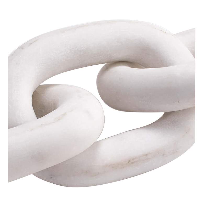 Image 2 Regina Andrew Atlas Marble Chain (White) 3 Height more views