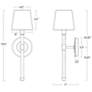 6_Regina Andrew Auburn Crystal Sconce 19.5 Height more views
