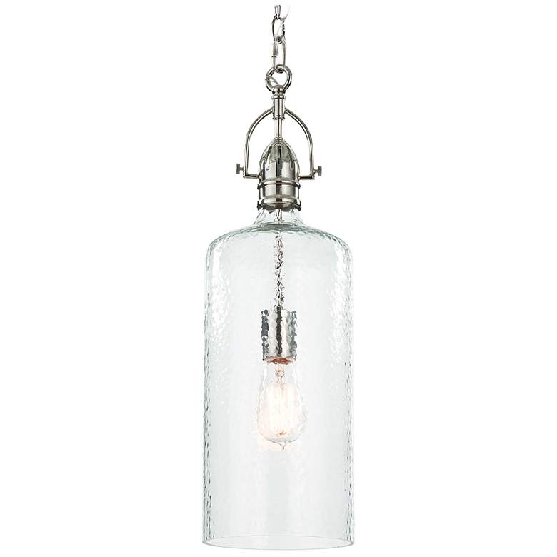 Image 1 Regina Andrew Bar Pendant (Polished Nickel) 28 Height