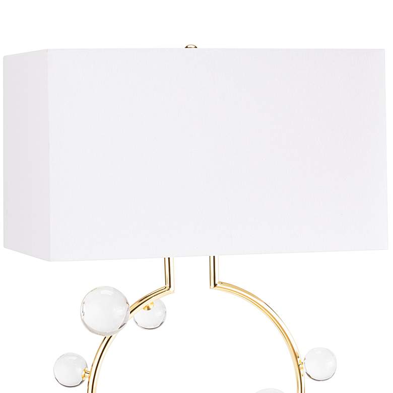 Image 3 Regina Andrew Bijou Ring Crystal Spheres and Polished Brass Table Lamp more views