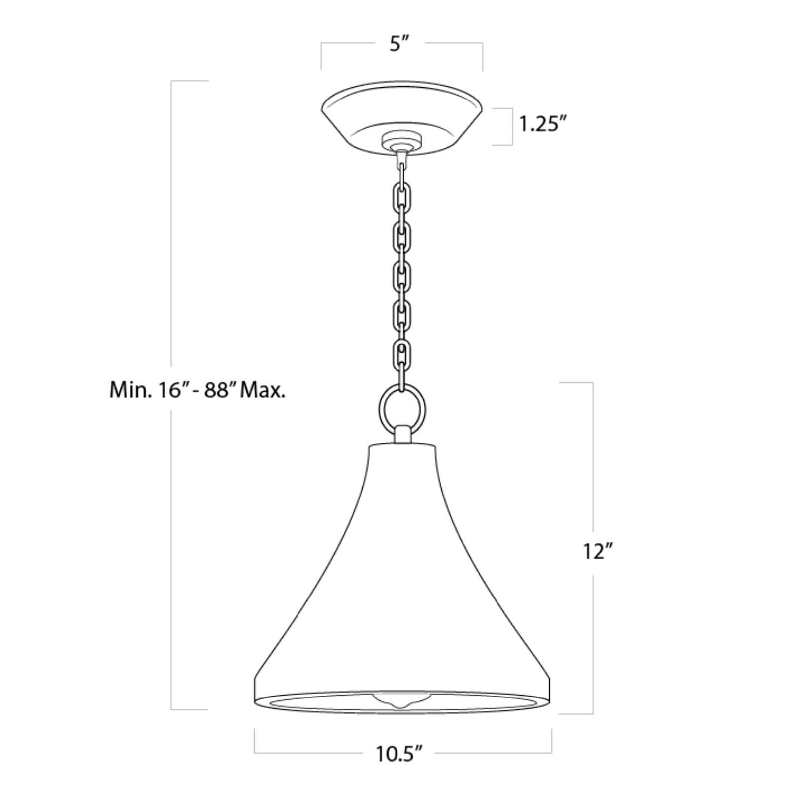 Image 7 Regina Andrew Billie Concrete Pendant Small 16 Height more views