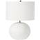 Regina Andrew Blanche 24" High Modern White Concrete Table Lamp