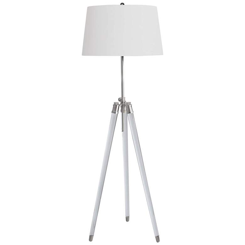 Image 1 Regina Andrew Brigitte Polished Nickel Adjustable Floor Lamp