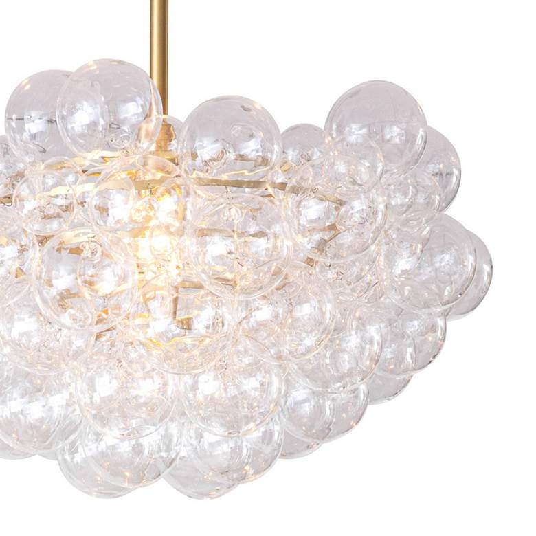 Image 5 Regina Andrew Bubbles Chandelier (Clear) Natural Brass 20.5 Height more views
