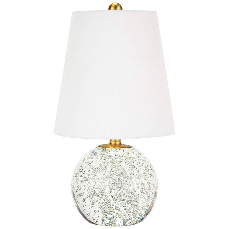 Image 2 Regina Andrew Bulle 15" High Crystal Mini Lamp