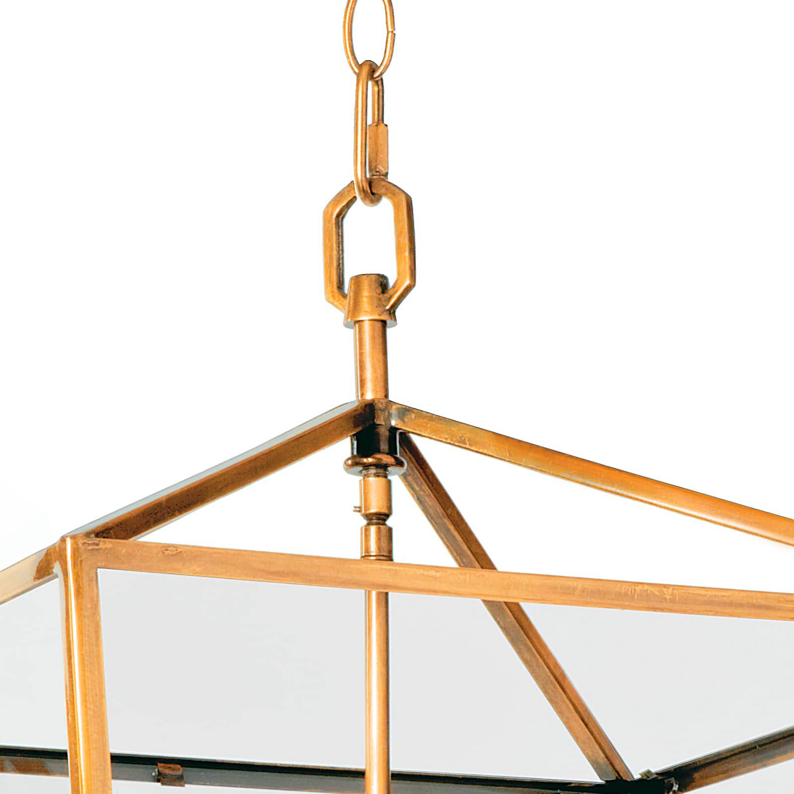 Image 4 Regina Andrew Camden Lantern (Natural Brass) 26.25 Height more views