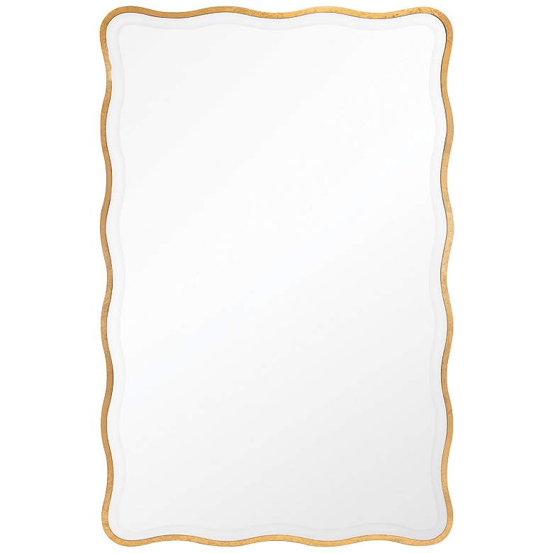 Image 2 Regina Andrew Candice 44" x 28" Rectangular Gold Leaf Wall Mirror