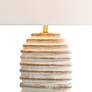 4_Regina Andrew Carmel 26 1/2" Modern White Wood Table Lamp more views