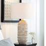 Regina Andrew Carmel White Wood Table Lamp